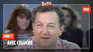 Direct  avec Coluche 1985  Canal [upl. by Nauqyaj]