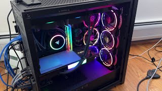 Close Look After Assembly Corsair 5000D Airflow Tempered Glass MidTower ATX PC Case  Black [upl. by Nnyllatsyrc335]