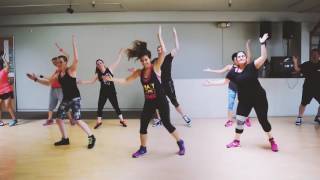 Zumba with Talia quotTE VES BUENAquot Cumbia [upl. by Gautier]