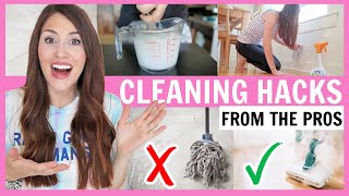 11 Cleaning Hacks from Professional Cleaners THAT REALLY WORK [upl. by Adnwahsar]