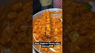 Most Hygienic Paneer tikka Making😍😋 Indian Street Food [upl. by Strickland509]