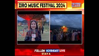 Thousands Throng Ziro Music Festival 2024 in Ziro Valley Arunachal [upl. by Bilski179]