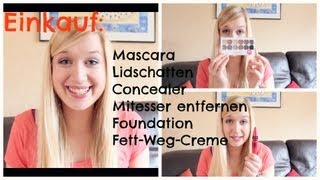 Einkauf Mascara FettWegCreme AntiMitesser Naked 2 Dupe [upl. by Attoynek]