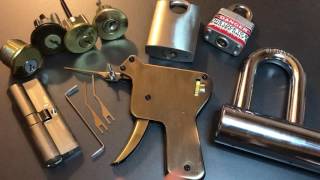 356 Banggood Lock PickSnap Gun Review [upl. by Aicena627]