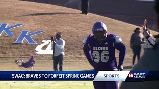 Alcorn State to forfeit Spring football games [upl. by Thom]