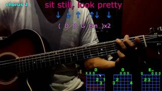 sit still look pretty daya guitar chords [upl. by Rosmunda]