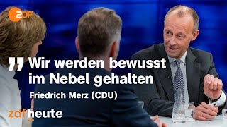 Waffenlieferungen an Ukraine Merz kritisiert Kanzler Scholz I maybrit illner vom 08042022 [upl. by Long]