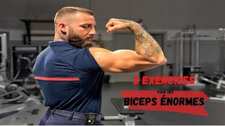 Biceps énormes avec 3 exercices haltères [upl. by Berns]