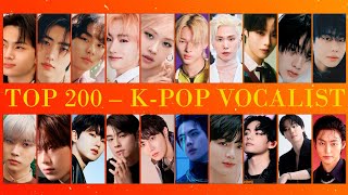 TOP 200 BEST KPOP VOCALISTS 2024 [upl. by Resa542]