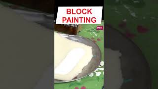 Learn block painting free blockpainting blockprinting painting printing fabricpainting art [upl. by Adorl]