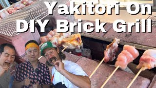 Making Yakitori on a DIY Brick Ultimate Hibachi Grill by ChefSteps [upl. by Eniotna]