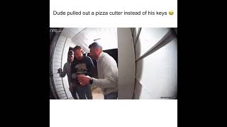 Drunk friend pulled out pizza cutter instead of house keys [upl. by Tindall]