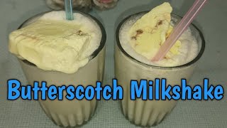 Instant ButterScotch Milkshake Recipe  Summer Drink Recipe  Milkshake Recipe  Icecream Milkshake [upl. by Melvin710]