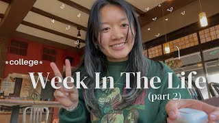 Week in the Life of a College Student at UIUC part 2  Cafes Classes and Chaos [upl. by Nolana]