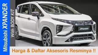 Aksesori Mitsubishi Xpander Indonesia  Harga Dan Daftar Aksesori Resmi Xpander [upl. by Garate]