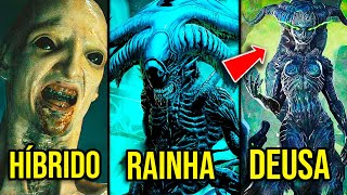 Todos os tipos de XENOMORFOS da Historia de Alien  EXPLICADO [upl. by Cleodal]