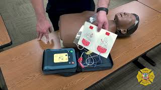 How to use an AED Automated External Defibrillator [upl. by Moneta64]