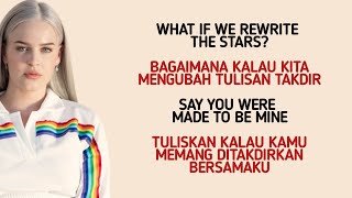 Anne Marie ft James Arthur rewrite the star lyrics terjemahan [upl. by Deyas383]