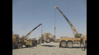 British army vehicle patrol July 6 2012 Helmand Afghanistan [upl. by Naamana]