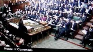 House of Commons Betty Boothroyd at PMQs [upl. by Inatirb]