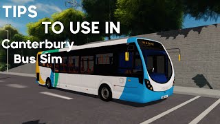 5 TIPS To use in Canterbury Bus Simulator [upl. by Odraccir]