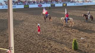 St Paul Rodeo 2023 National Anthem  Kara Emmett [upl. by Kerge]