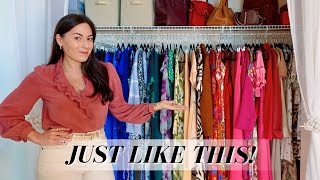 How to Organize Your SPRING Closet for Better Personal Style [upl. by Alphard511]