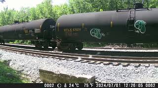 240707 South Facing Backyard Railcam [upl. by Ingold]