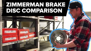 Brake Rotors Compared  Zimmerman  OEM Replacement  BMW Audi VW Volvo Porsche amp Mercedes [upl. by Ettennor]