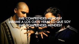 Control Machete  Comprendes Mendes LETRA [upl. by Gal]