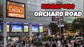 Orchard road shopping heaven in Singapore walking tour 4K [upl. by Campball]