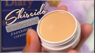 SHISEIDO Spotscover Foundation x Concealer  AIKOISH [upl. by Etteuqram786]