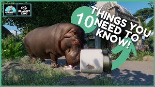 Planet Zoo 10 Things I Wish I Knew Sooner [upl. by Elocan]