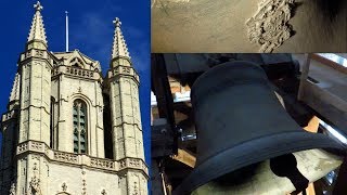 Gent SintBaafskathedraal klokken solo deel amp volgelui  Ghent cathedral bells [upl. by Tisdale]