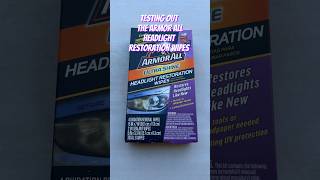 Testing out the ArmorAll headlight restoration wipes cars mustang armorall trending viral [upl. by Schach]