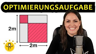 Extremwertaufgaben 9 Klasse – Minimaler Flächeninhalt [upl. by Aleka799]