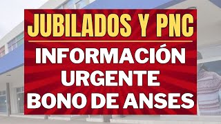 URGENTE INFORMACION sobre el BONO de Anses para los JUBILADOS y PENSIONADOS  PUAM Y PNC enero 2024 [upl. by Kravits334]