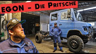 Mechaniker Baut Diesen Mercedes Vario 4x4 Pritsche zum Camper Um [upl. by Yoshi647]