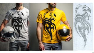 How To Create Brilliant Design For TShirt PrintingSketch To Vector Graphic Designing CorelDraw [upl. by Zsolway]