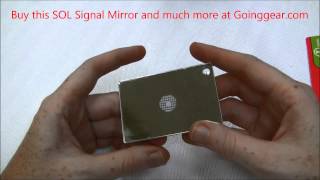 Survive Outdoors Longer Signal Mirror ReviewGoinggearcom [upl. by Margherita]