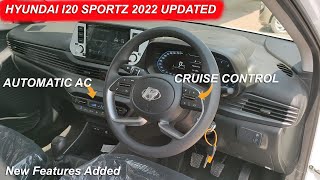 NEW FEATURES ADDED 👍👍 New i20 Sportz 2022  जानिए क्या नया हुआ  कितनी कीमत बड़ी [upl. by Treb]