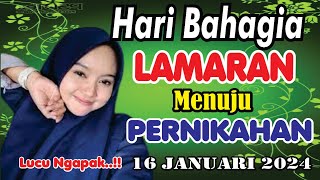 HARI BAHAGIA LAMARAN MENUJU PERNIKAHAN PENGAJIAN TERBARU MUMPUNI HANDAYAYEKTI 16 JANUARI 2024 [upl. by Hanimay]