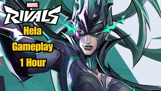 Hela 1 Hour of Gameplay  Marvel Rivals [upl. by Walczak]