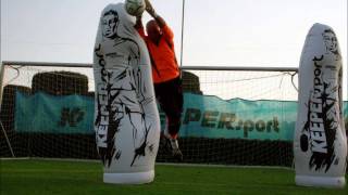 KEEPERdummy  Perfect Goalkeeper Training [upl. by Richmal]