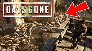 1000000 ZOMBIES HORDE Days Gone Part 2 [upl. by Aramac526]