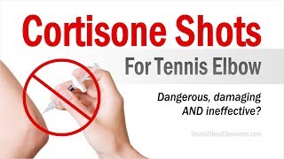 Tennis Elbow Treatment Mistakes Cortisone Shots  Most Damaging Way Of Treating Tennis Elbow Ever [upl. by Rombert353]