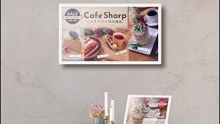 Sharp 253″ and 133″ color EInk electronic posters ePoster announced [upl. by Naimerej]