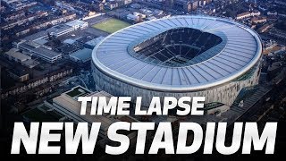 SPURS NEW STADIUM TIME LAPSE  20162019 TRANSFORMATION [upl. by Nisa]