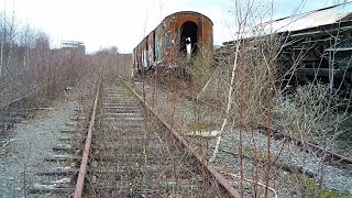 Disused Healey Mills Marshalling yard [upl. by Evyn535]