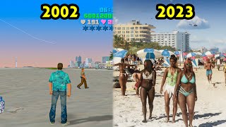 É ASSUSTADORA A EVOLUÇÃO DO GTA VI GTA 6 vs GTA Vice City [upl. by Annairoc]